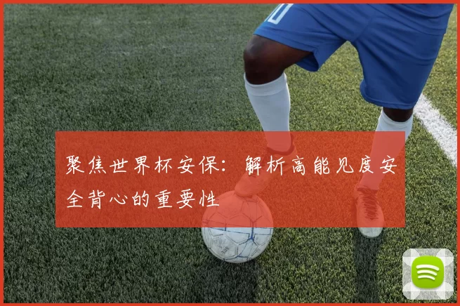 聚焦世界杯安保:解析高能见度安全背心的重要性